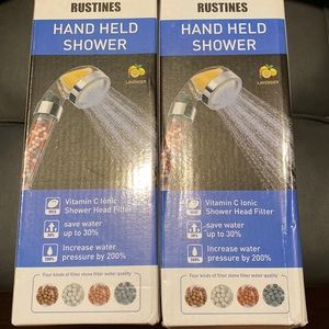 Shower heads one price gets both